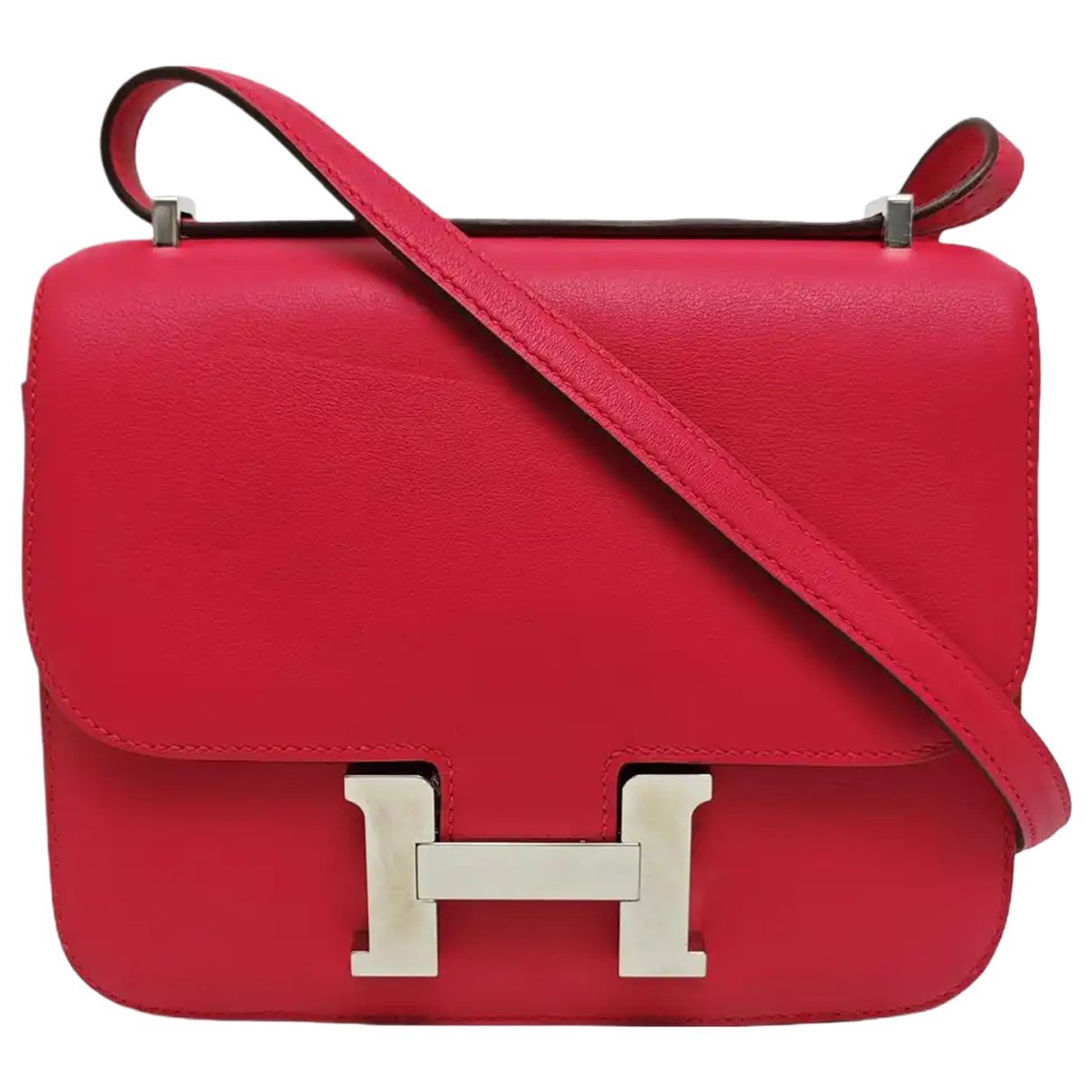 Constance leather crossbody bag
