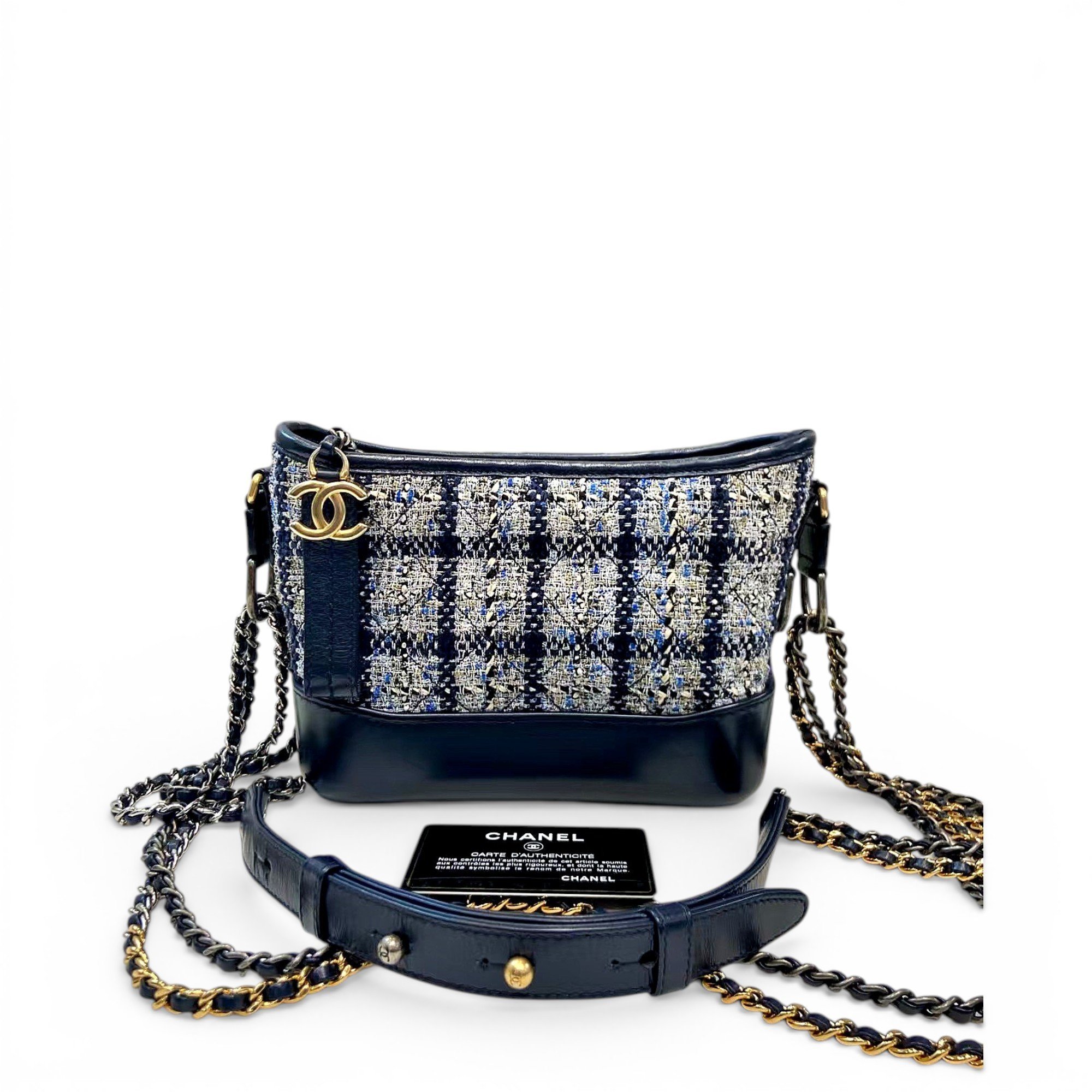 Gabrielle tweed crossbody bag