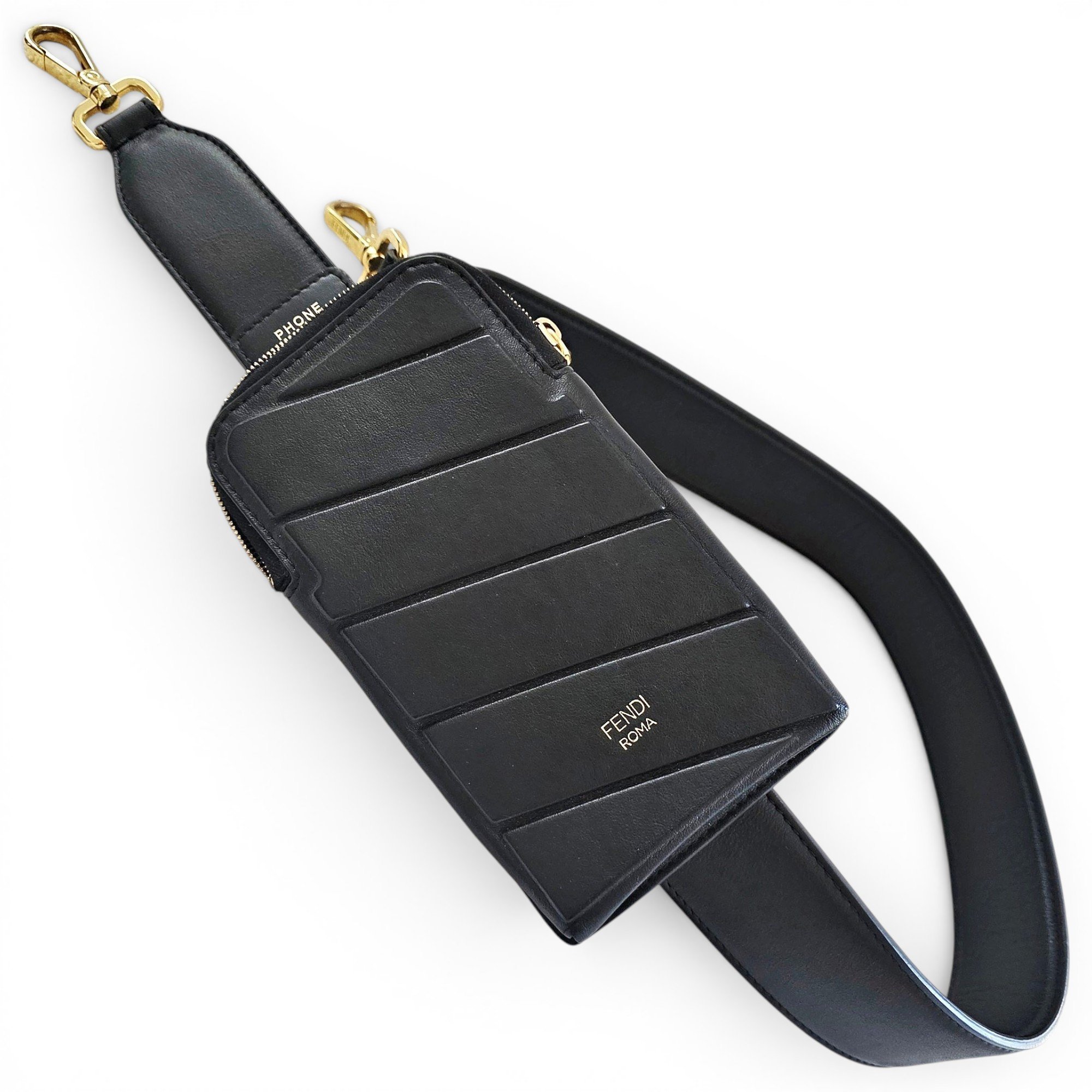 Baguette leather handbag