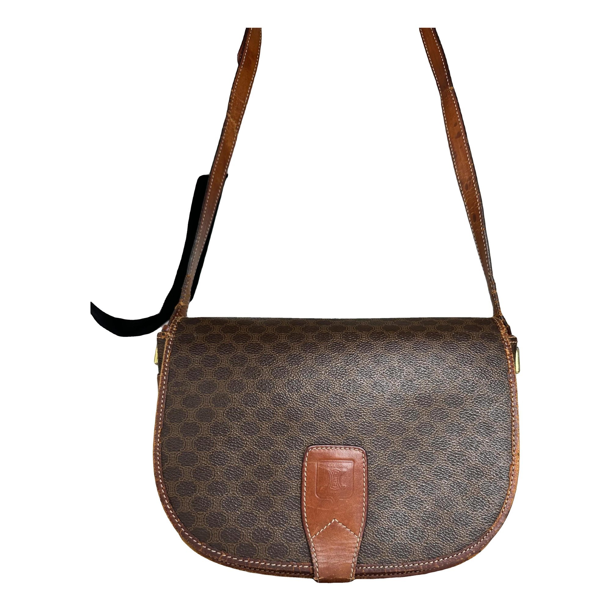 Triomphe leather handbag