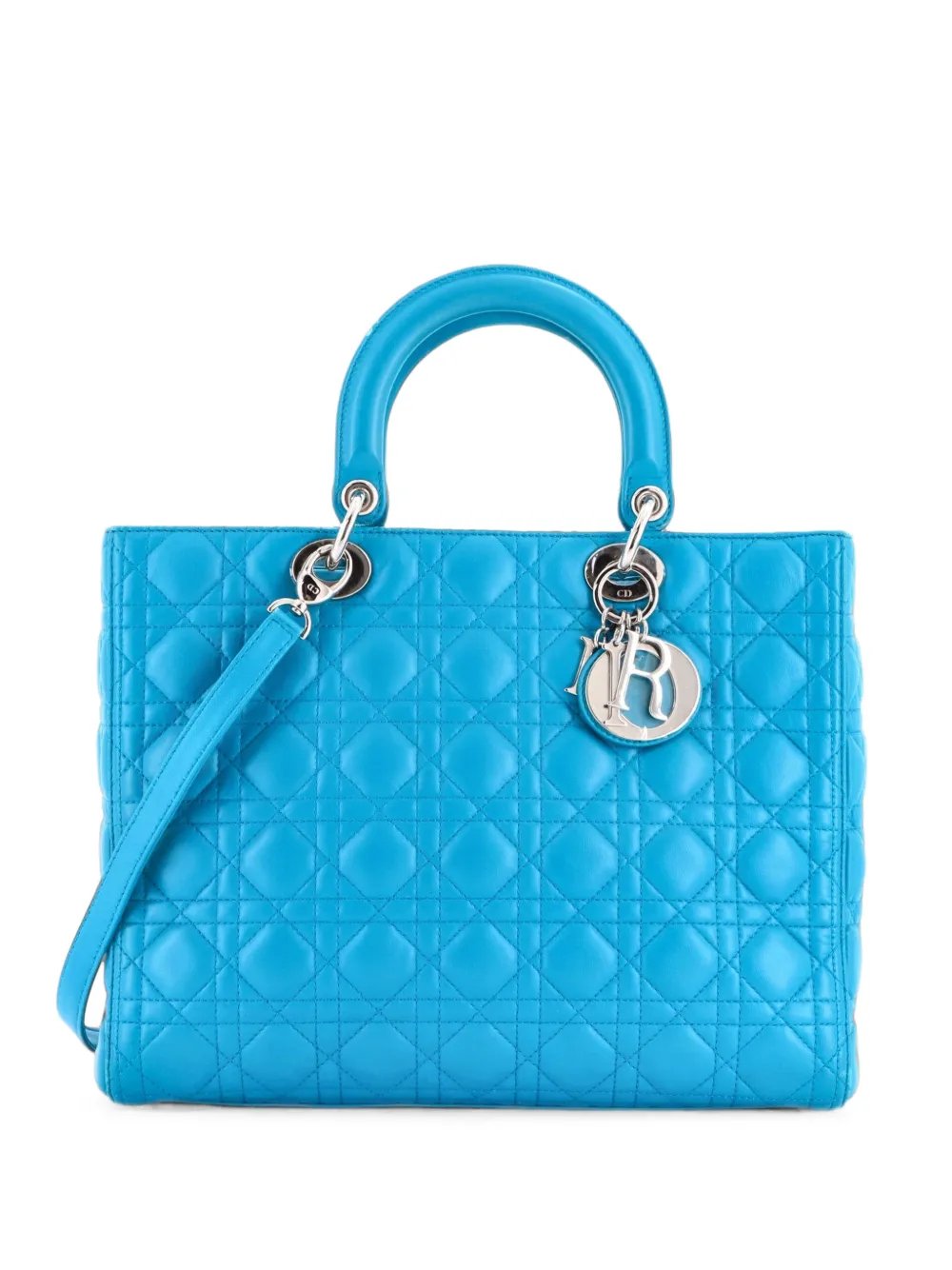 Lady Dior Bag Cannage Quilt Lambskin Large tote bag