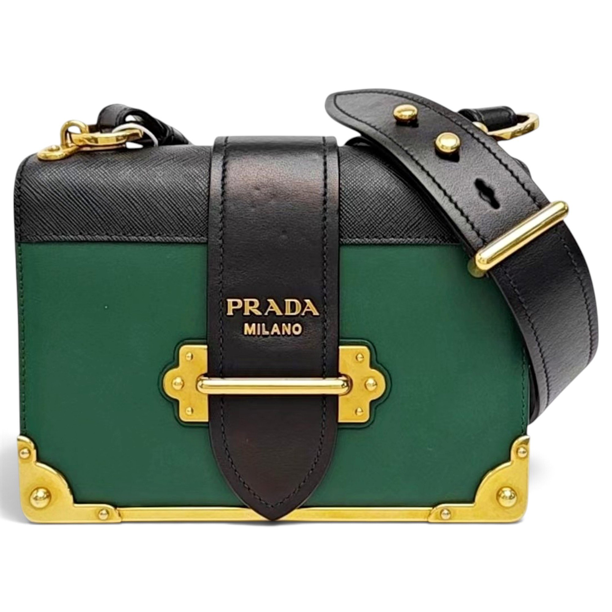 Cahier leather handbag