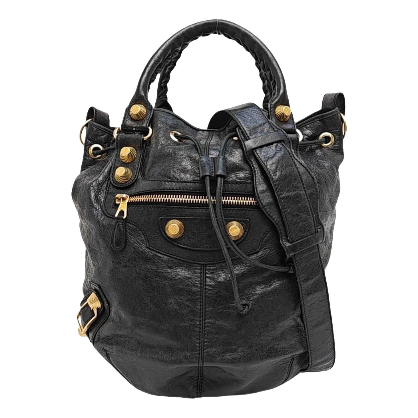 Leather handbag