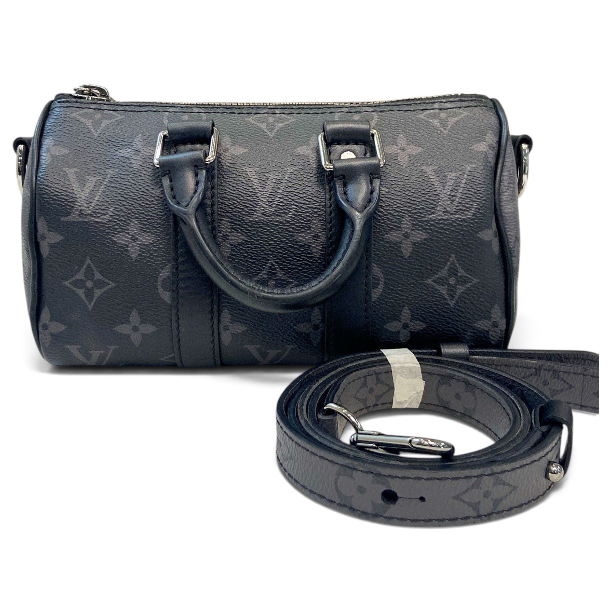 Keepall leather travel bag