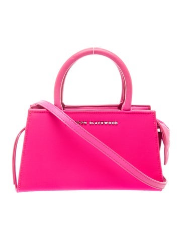 Brandon Blackwood Satin Top Handle Bag