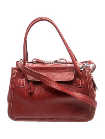 Leather Top Handle Bag