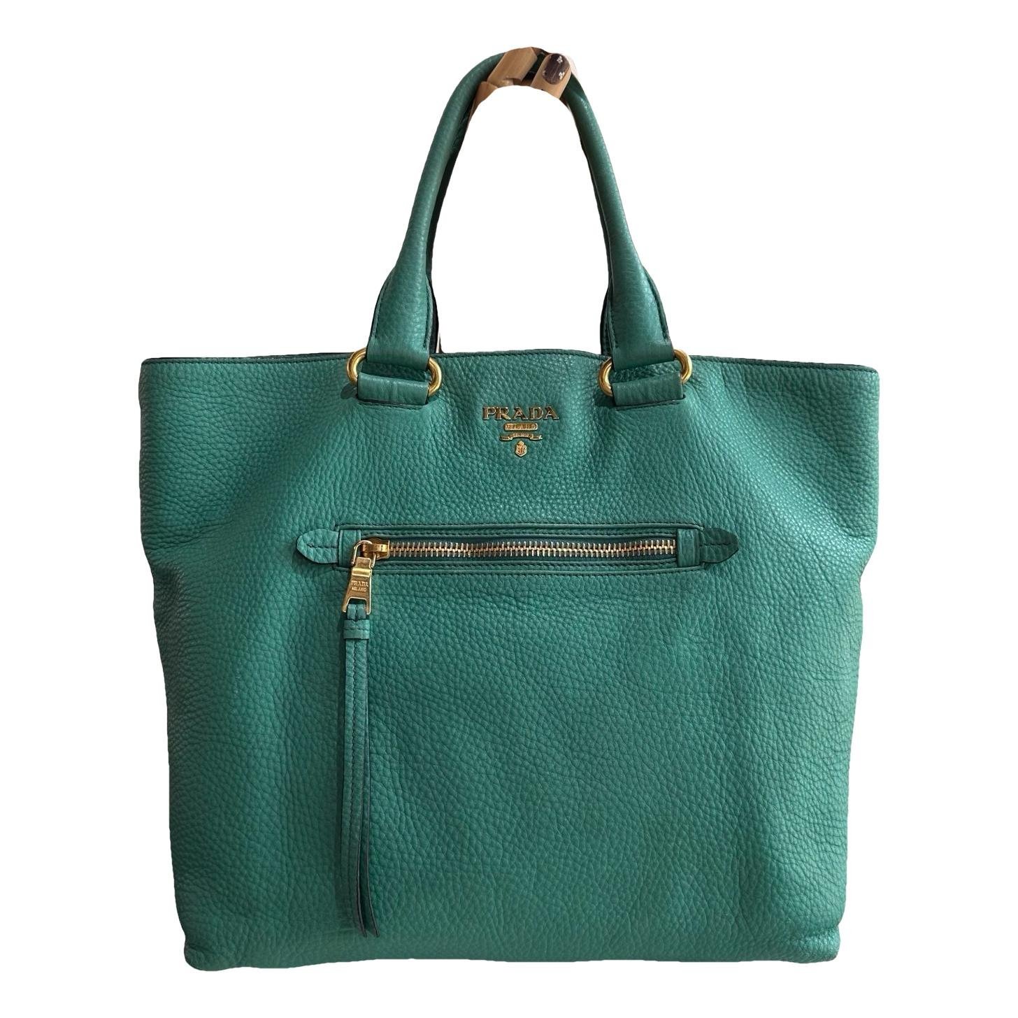 Leather tote