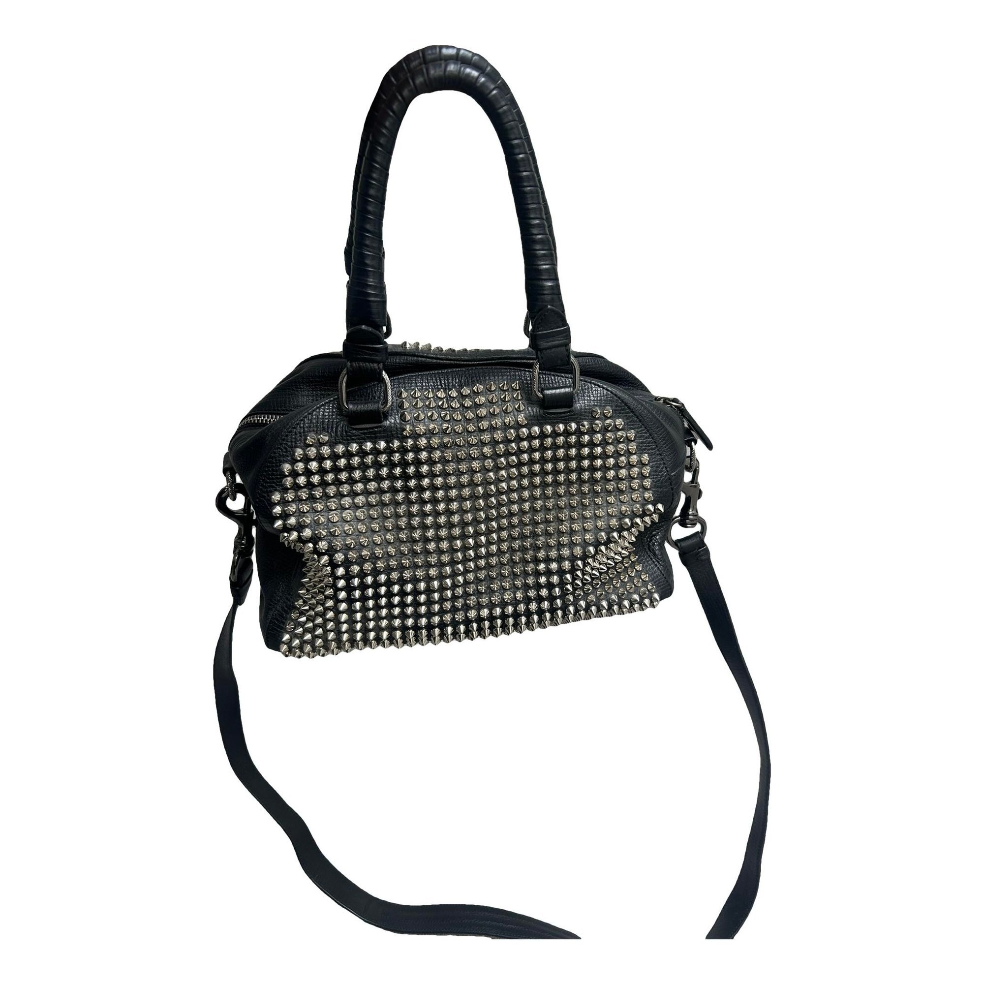 Panettone leather crossbody bag