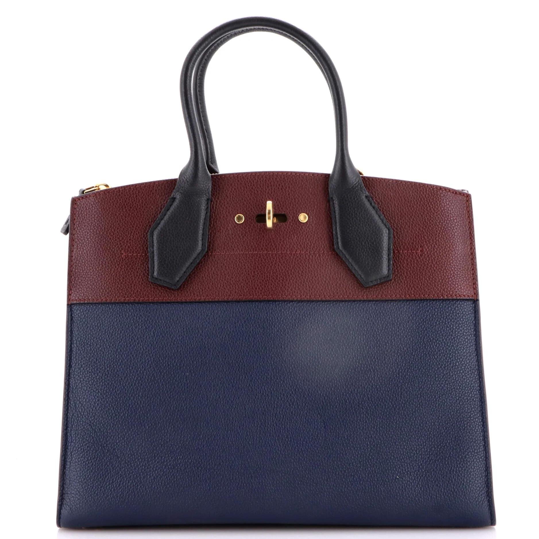 Leather tote
