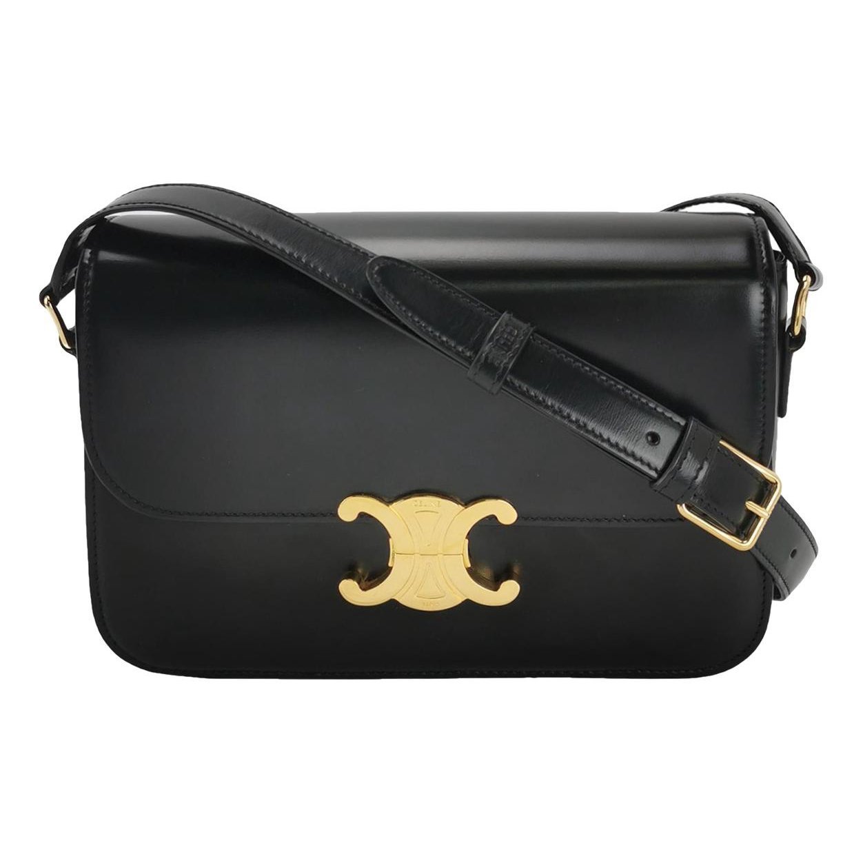 Triomphe leather handbag