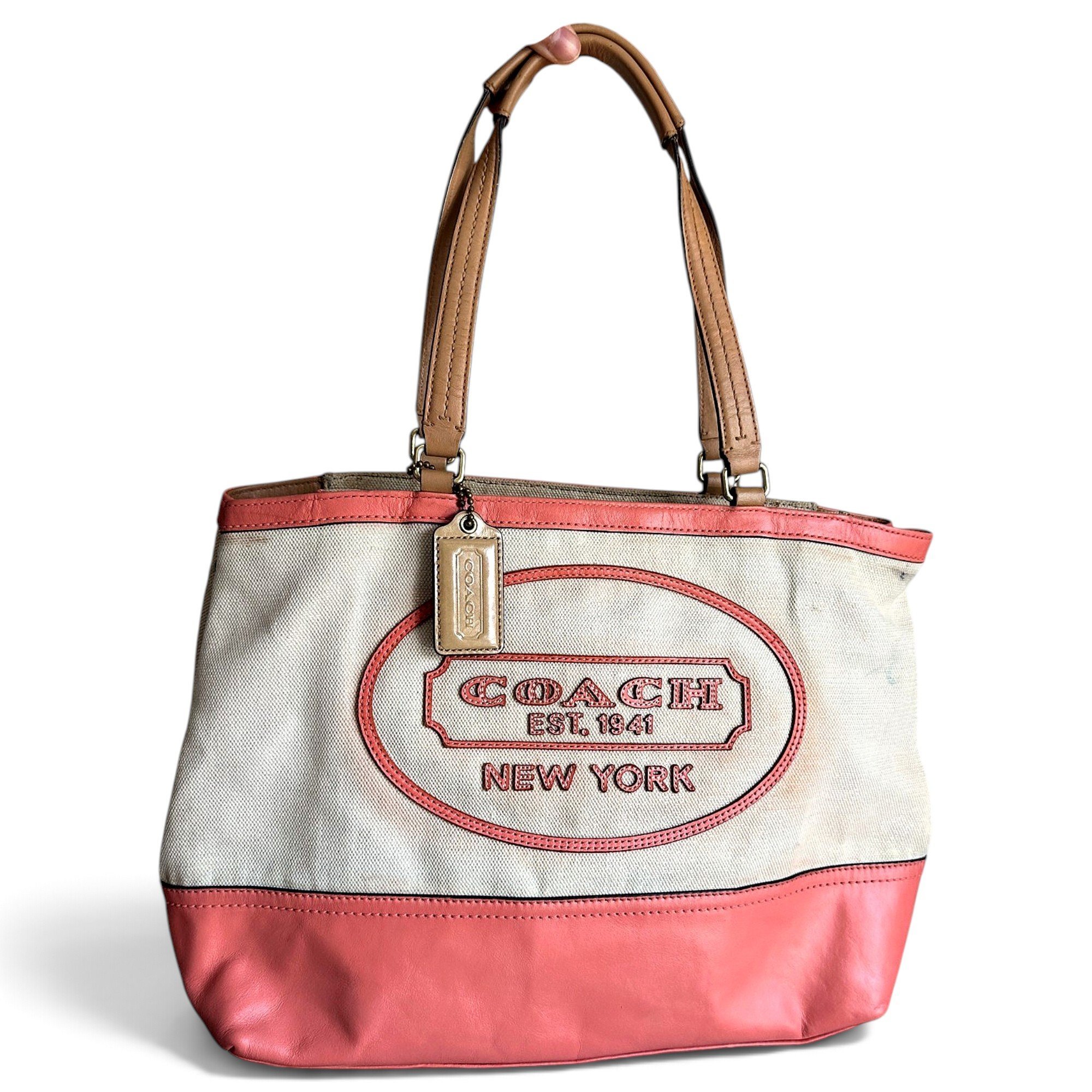 Leather tote
