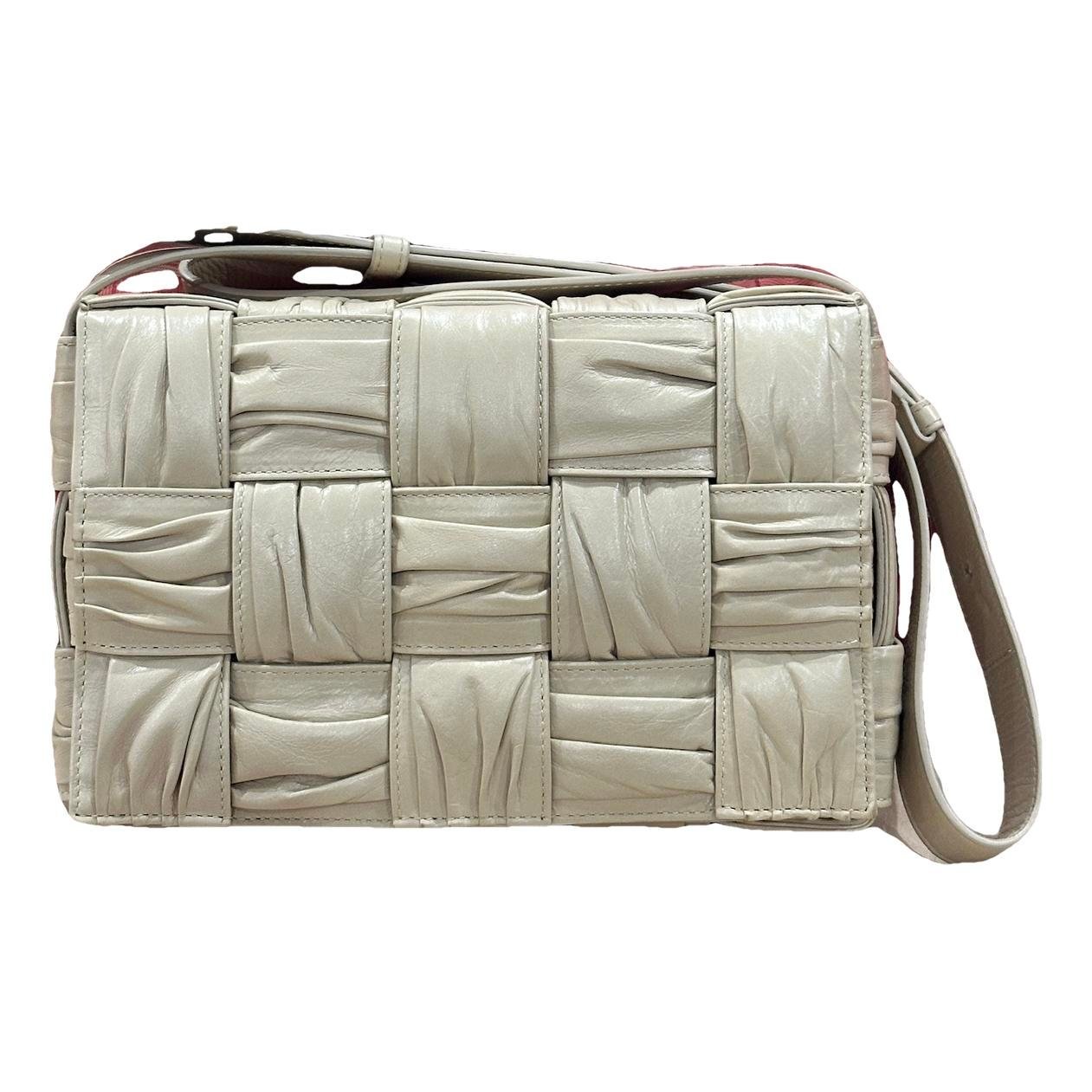 Cassette leather crossbody bag