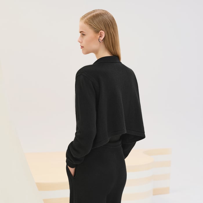 Noir Shirt Cardigan