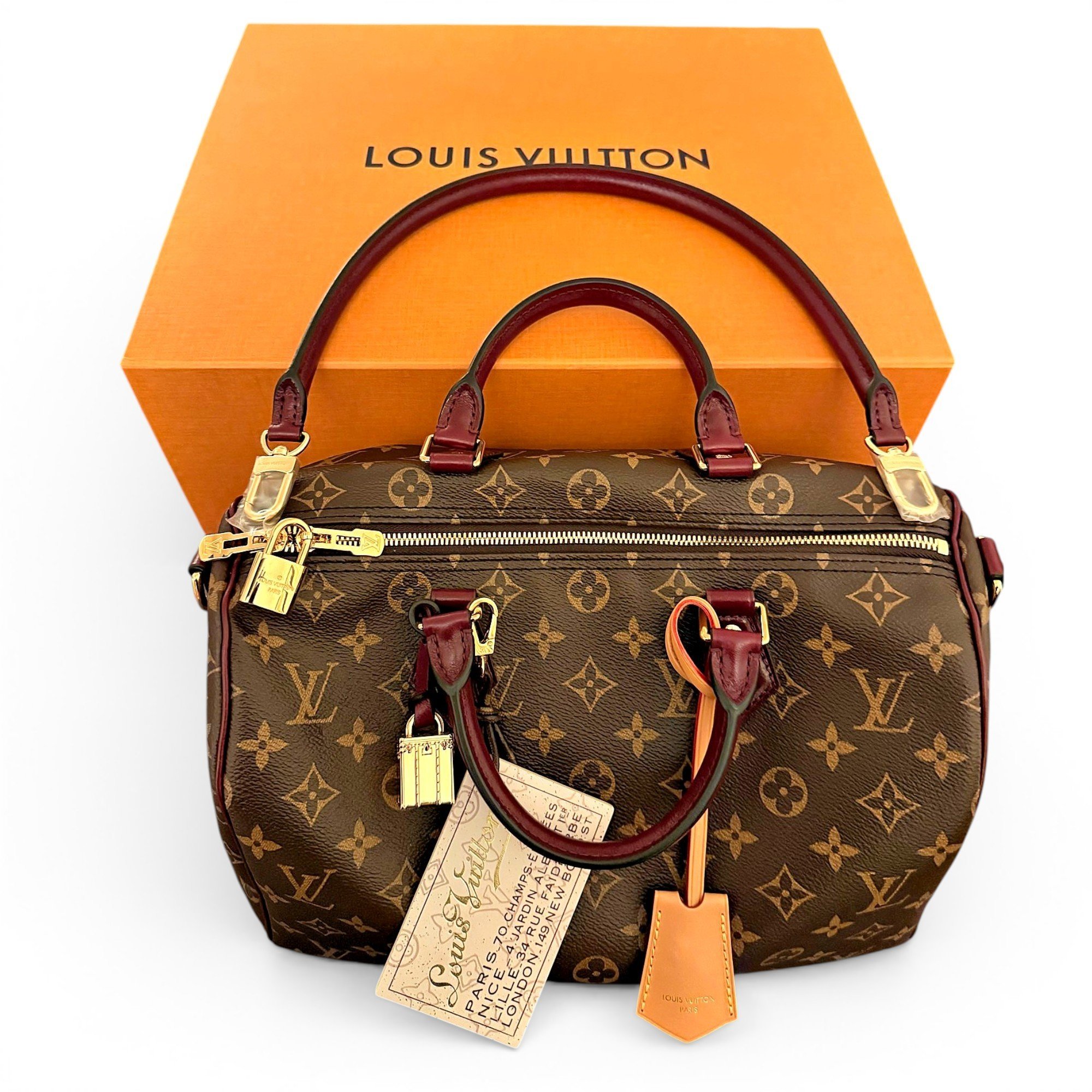 Speedy Bandoulière leather handbag