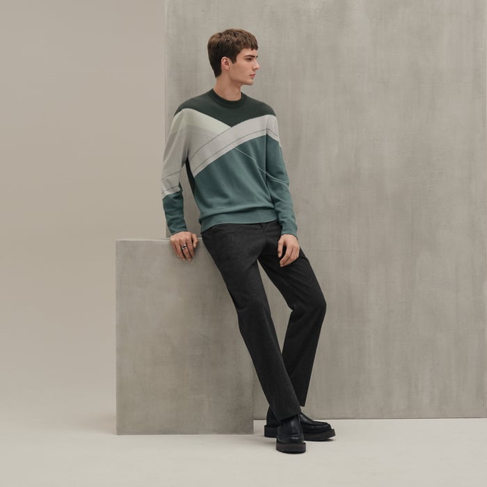 Céladon "Casaque" Crewneck Sweater