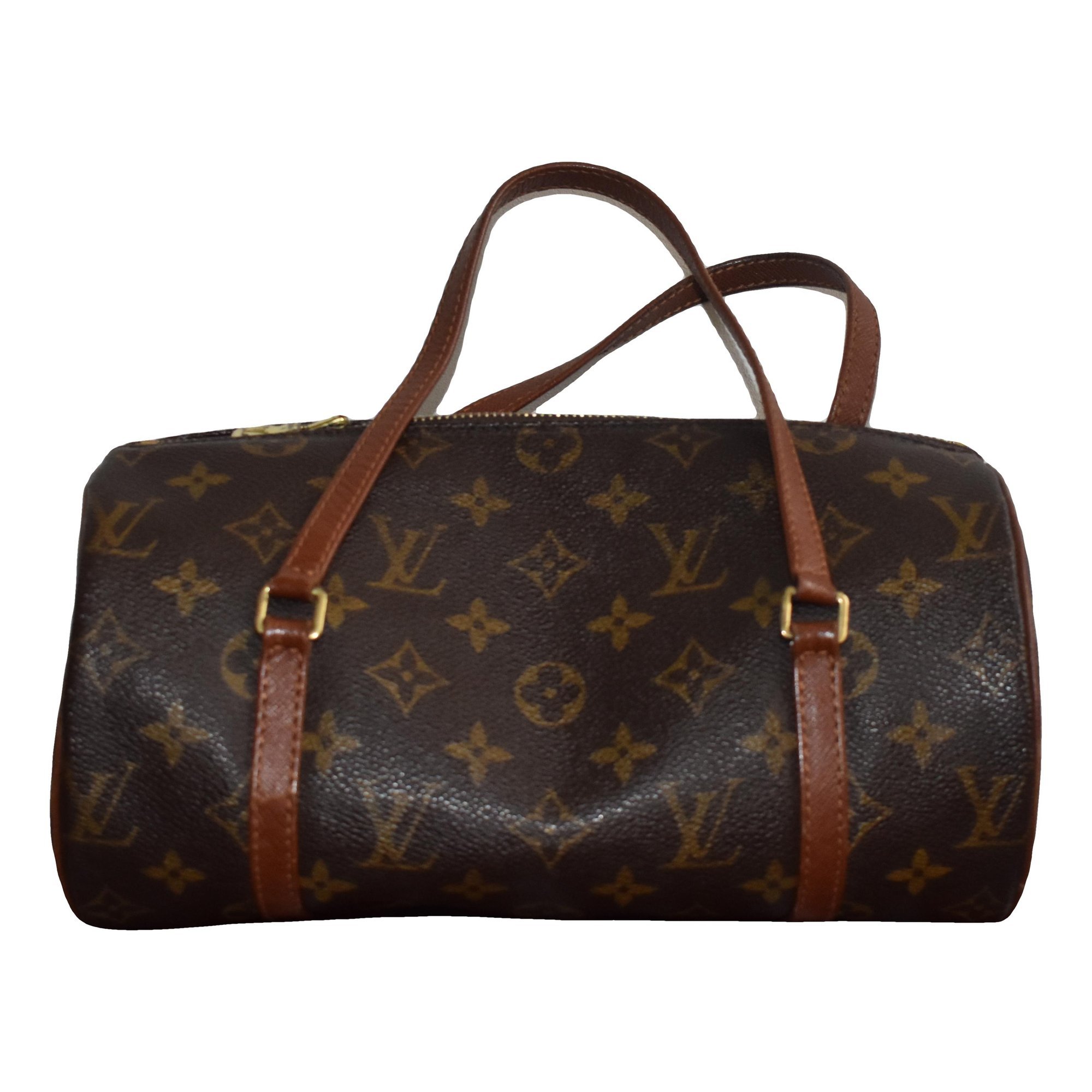 Papillon patent leather handbag