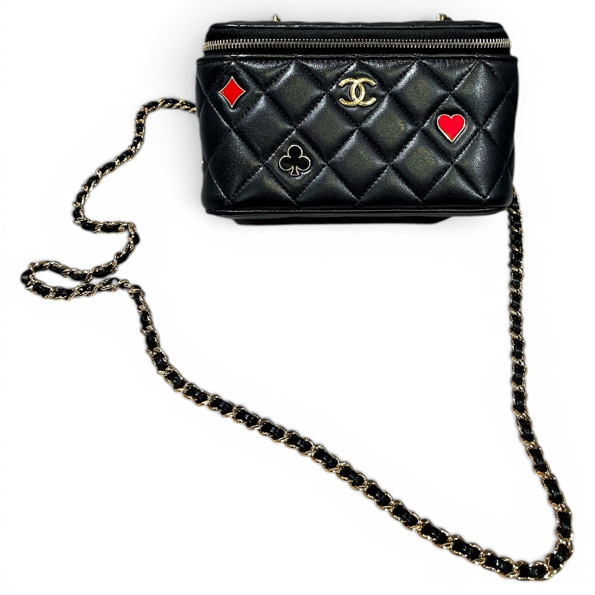 Vanity leather mini bag