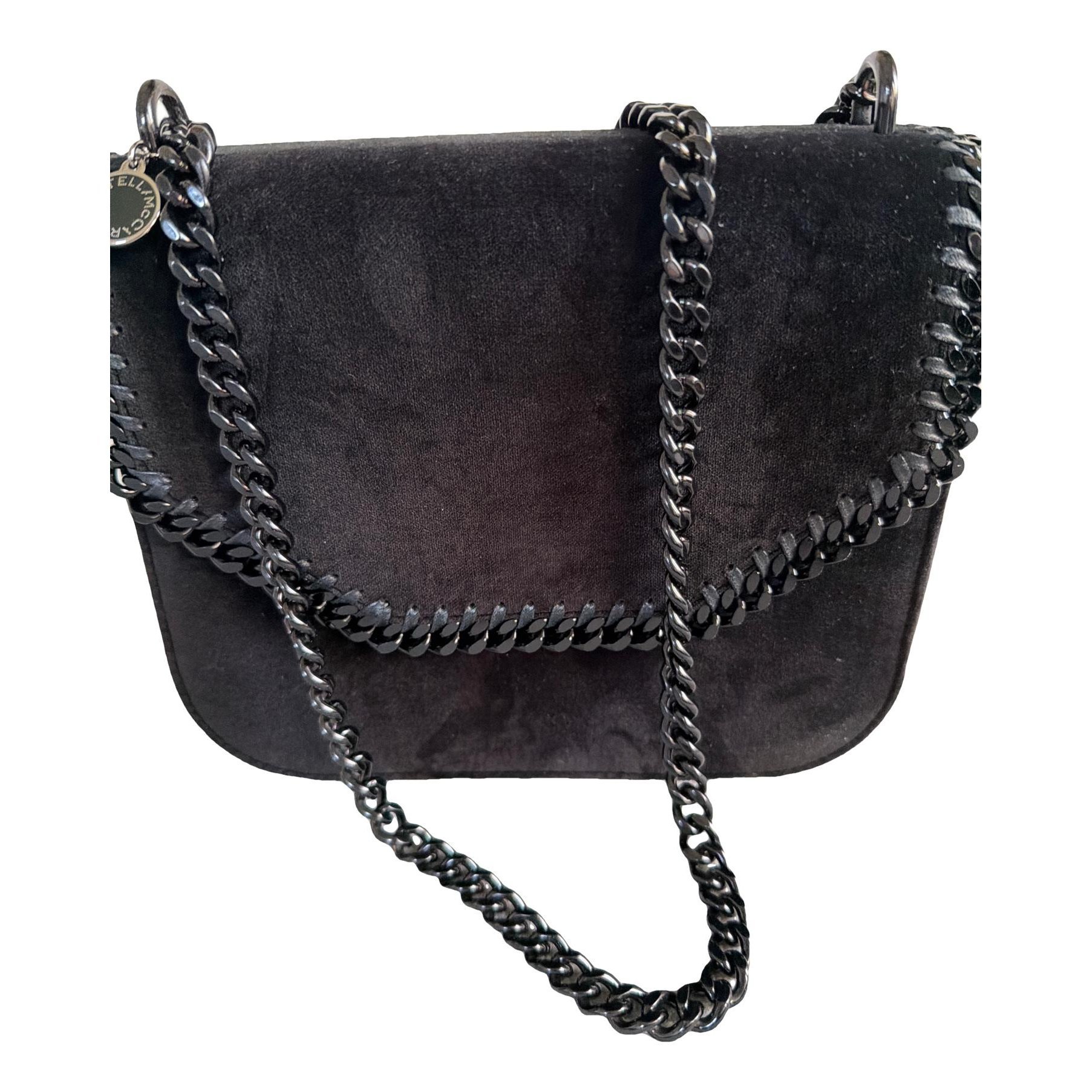 Falabella Box velvet handbag