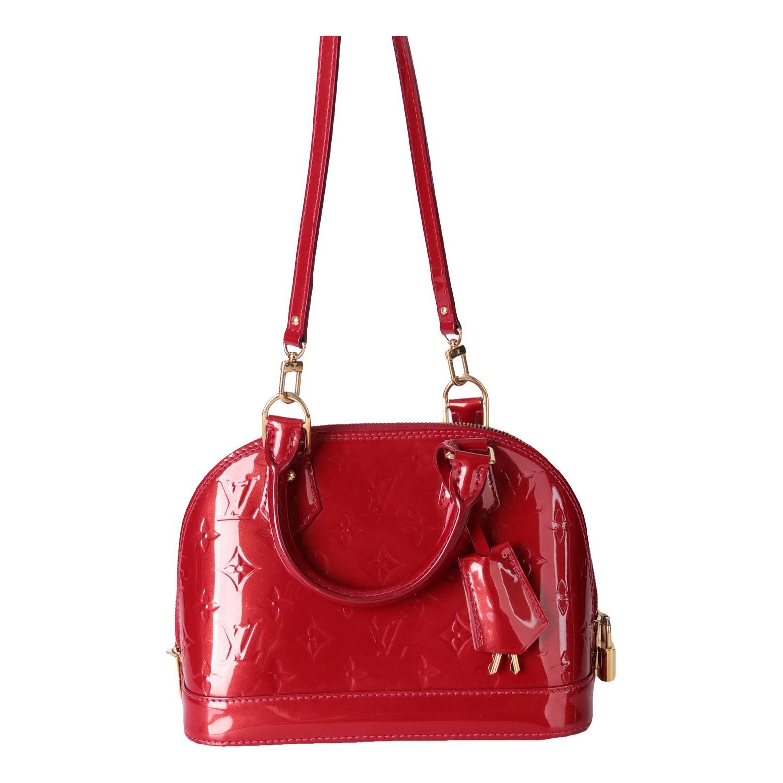 Alma BB patent leather handbag