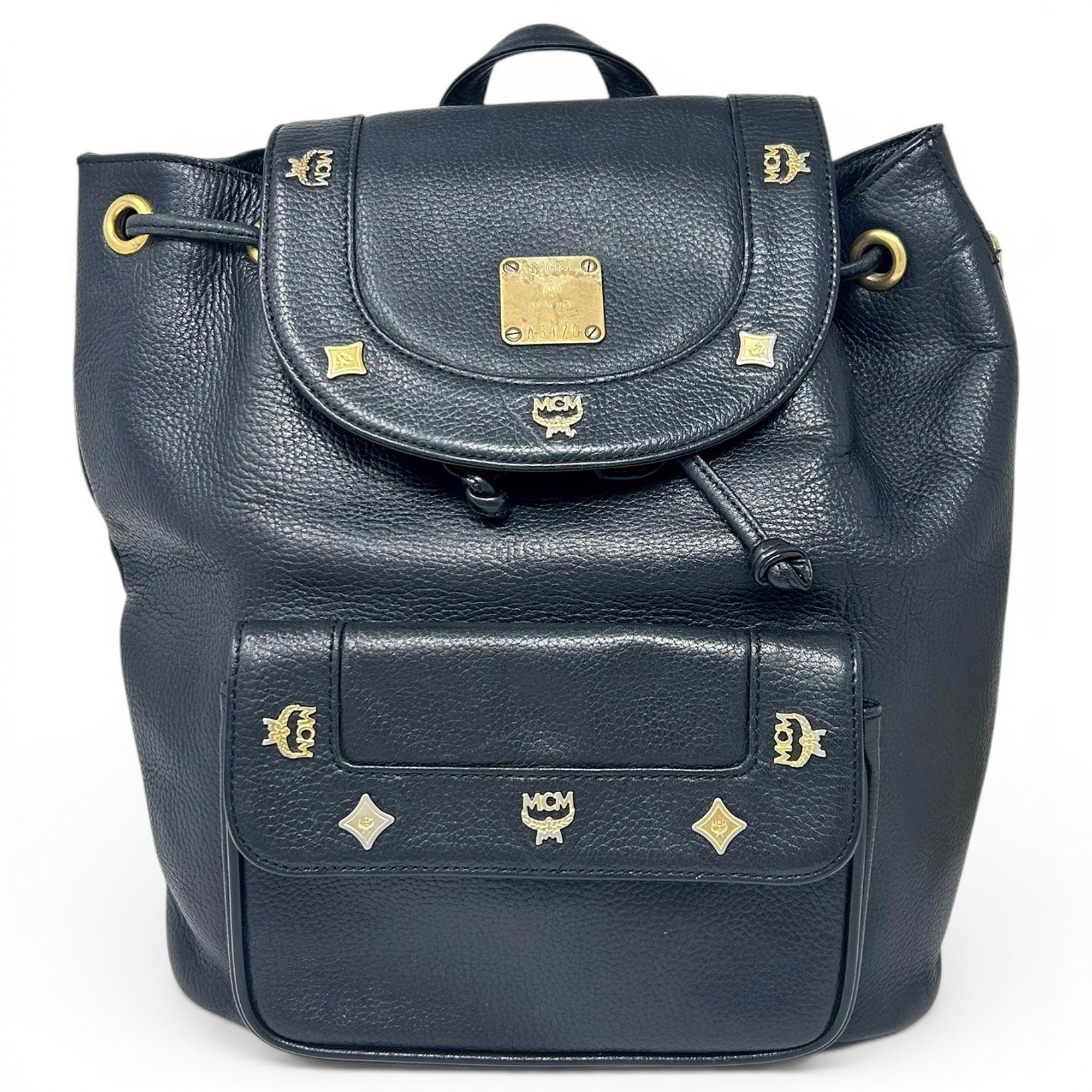 Stark leather backpack