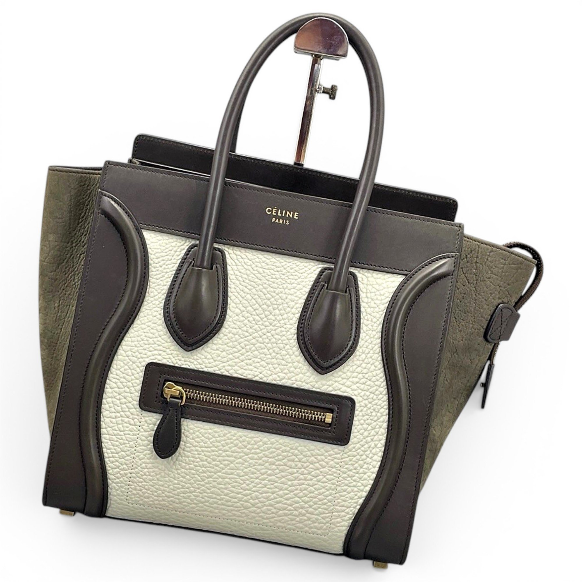 Luggage leather handbag