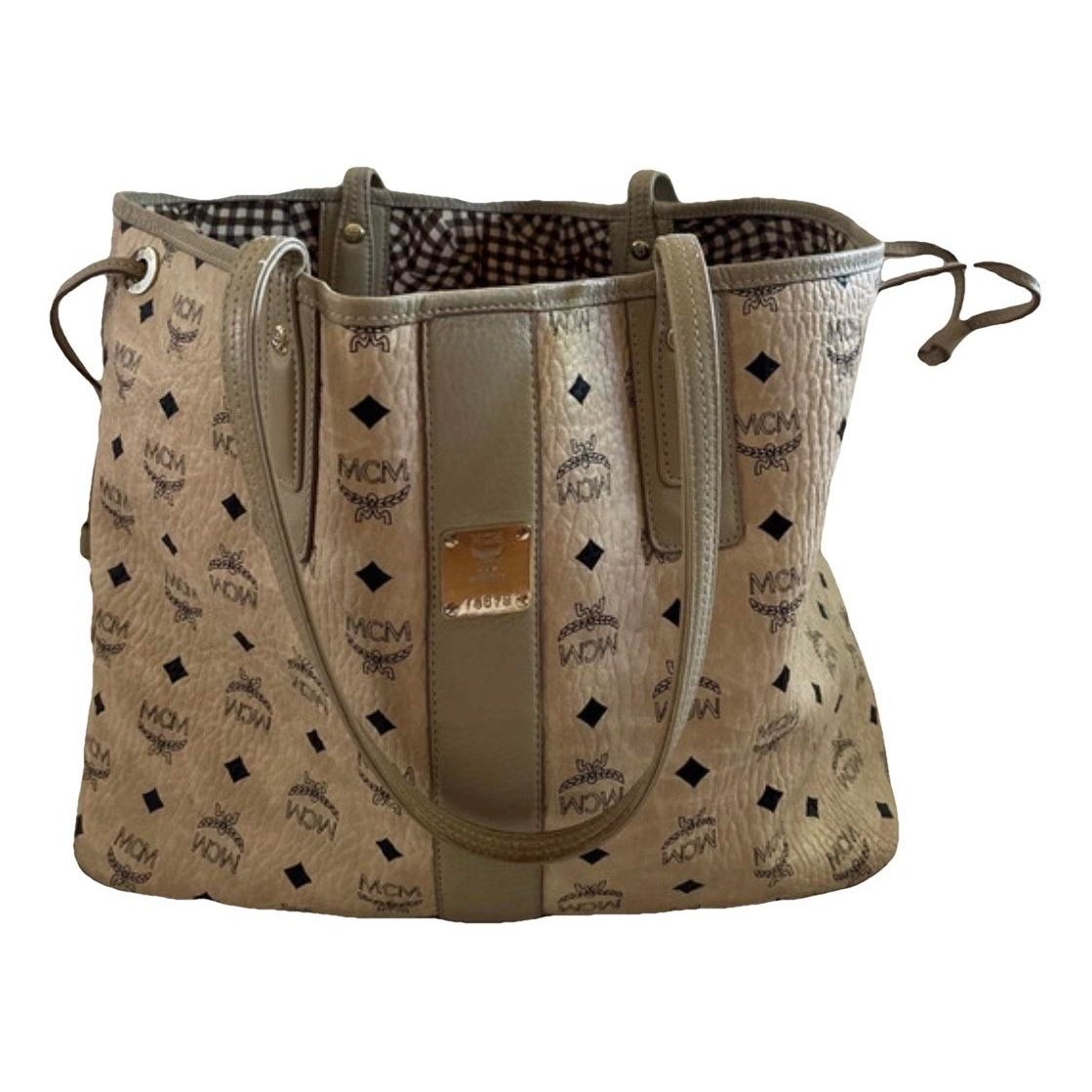 Leather tote