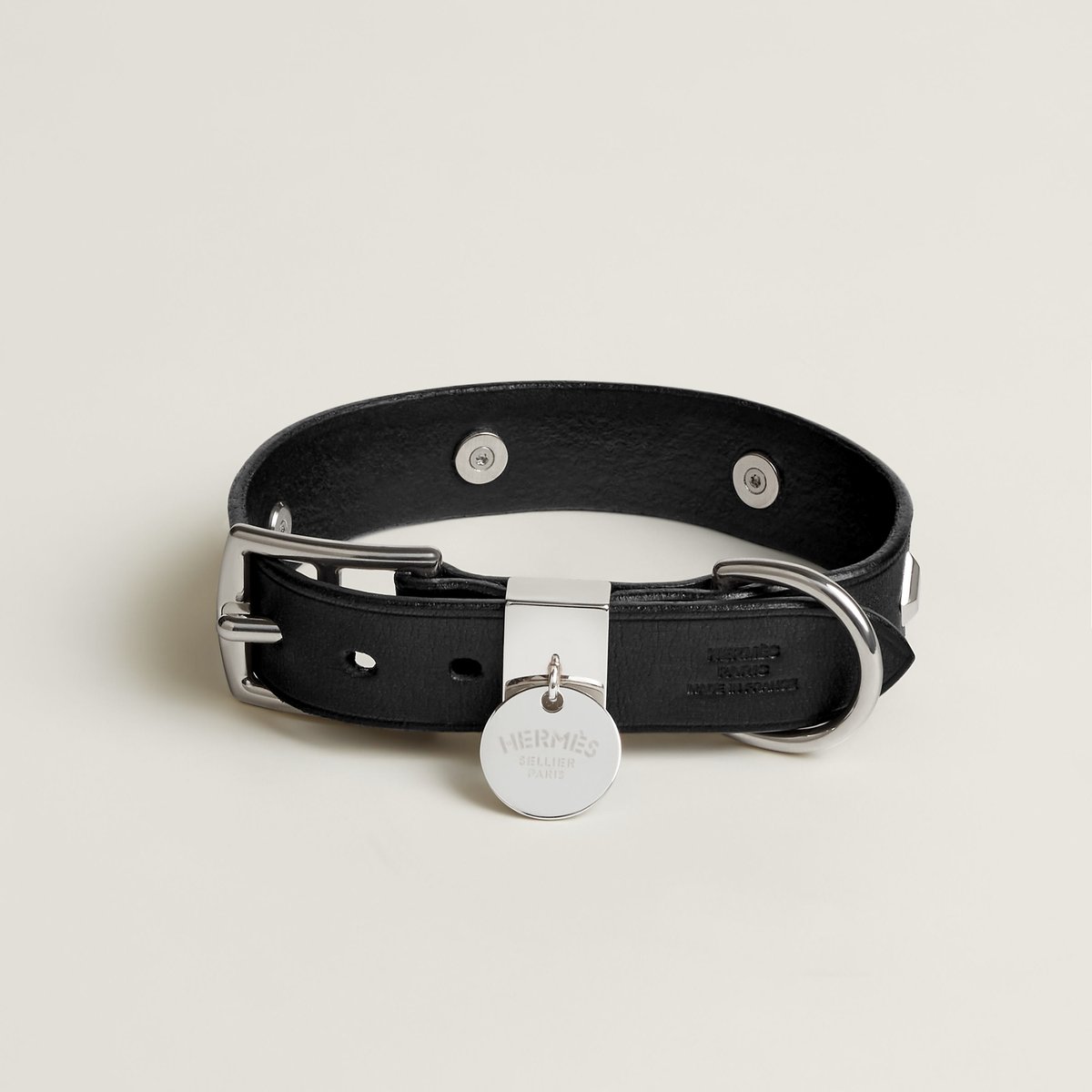 Noir Punch Dog Collar