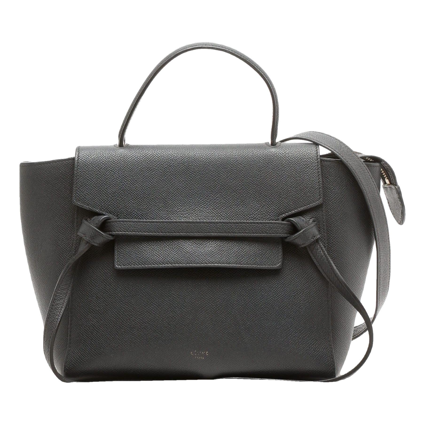 Belt leather handbag