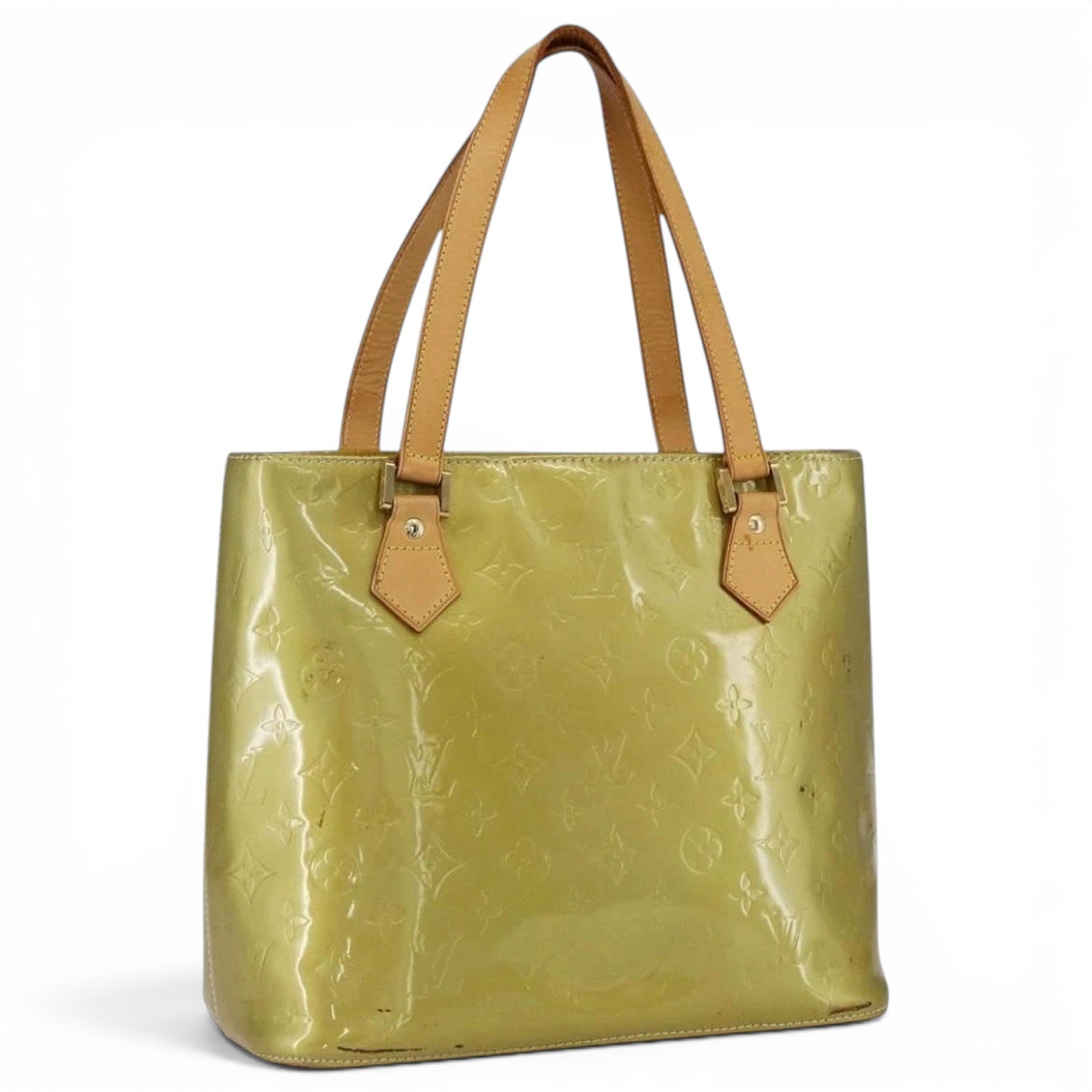 Houston patent leather handbag