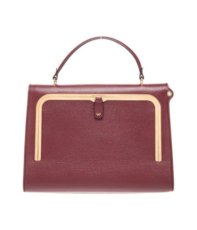 Anya Hindmarch Hindmarch Leather Top Handle Bag W Tags