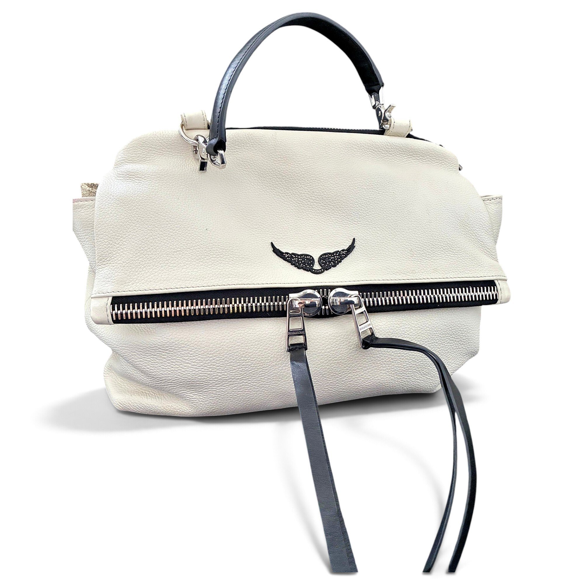 Rock leather crossbody bag