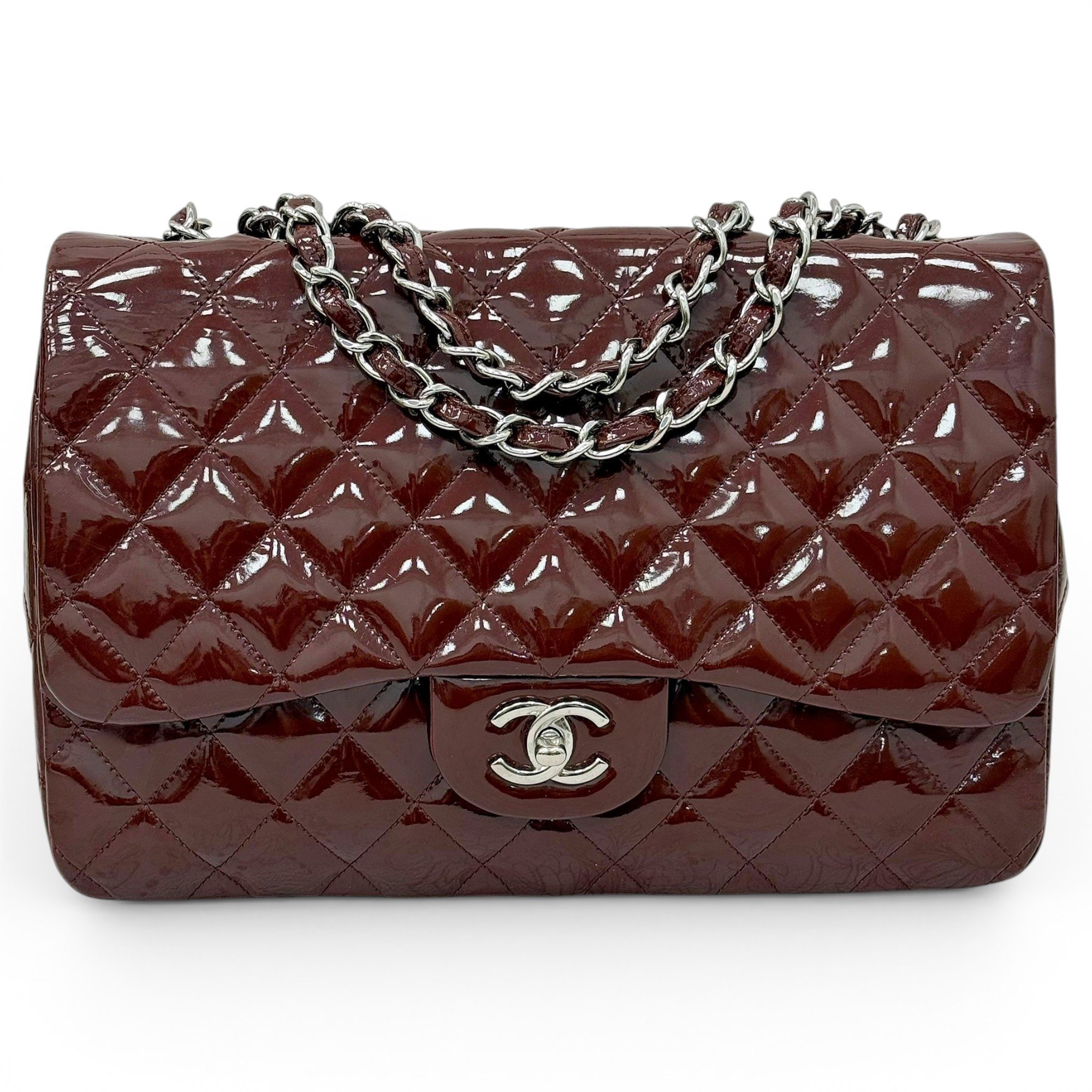 Timeless/Classique patent leather handbag