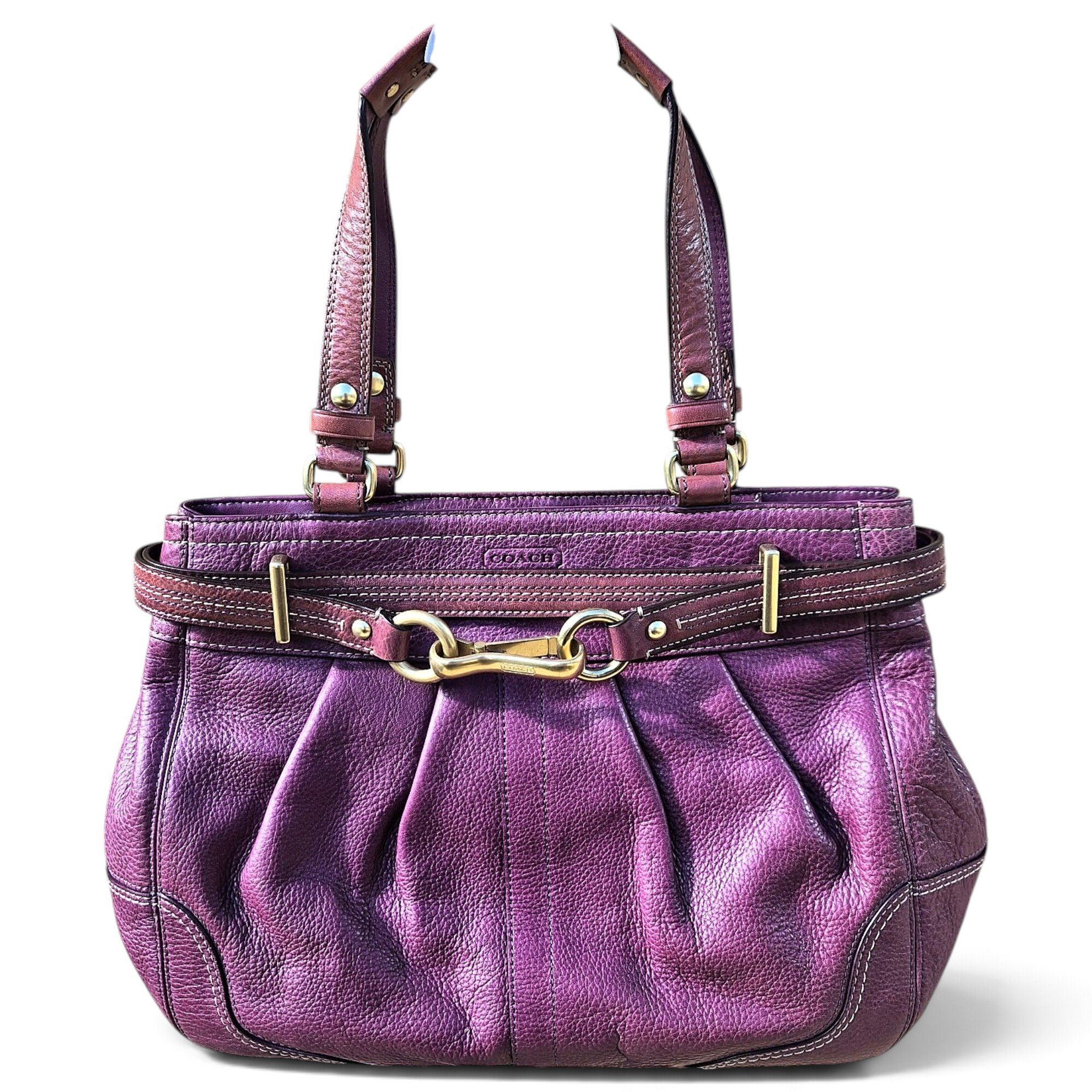 Leather handbag