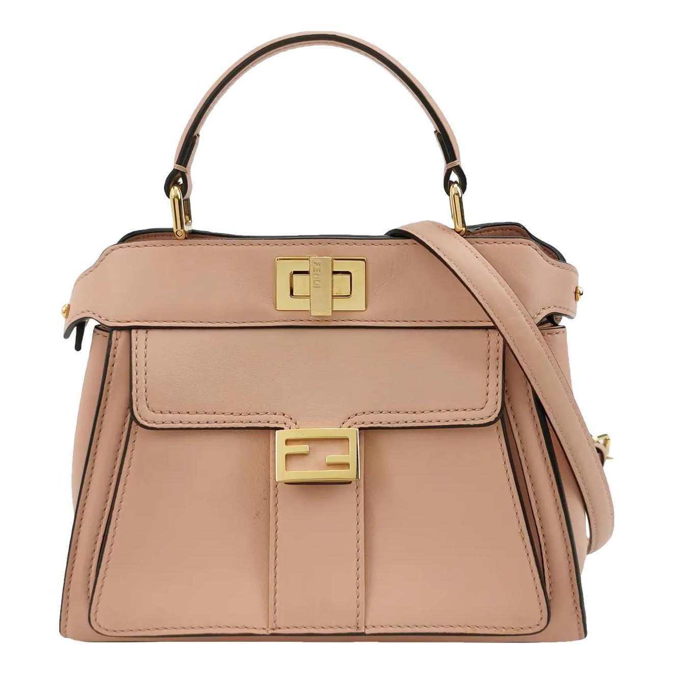 Peekaboo leather crossbody bag