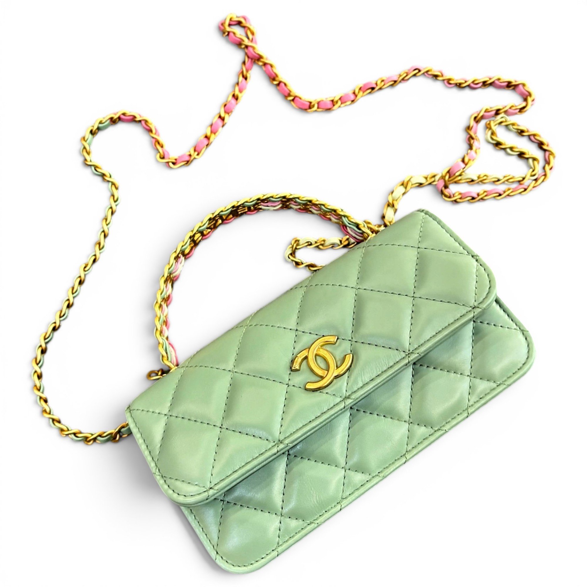 Wallet On Chain Timeless/Classique leather crossbody bag