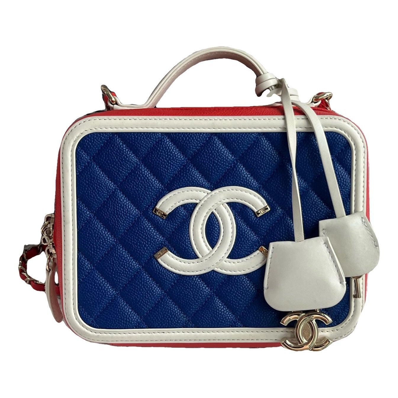 Vanity leather handbag