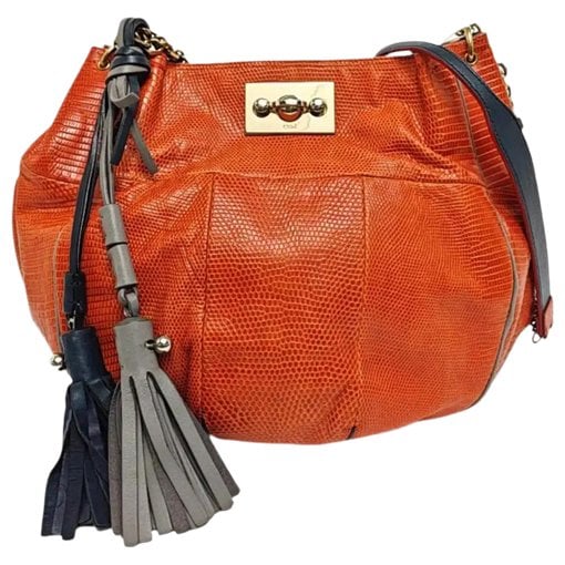 Leather handbag