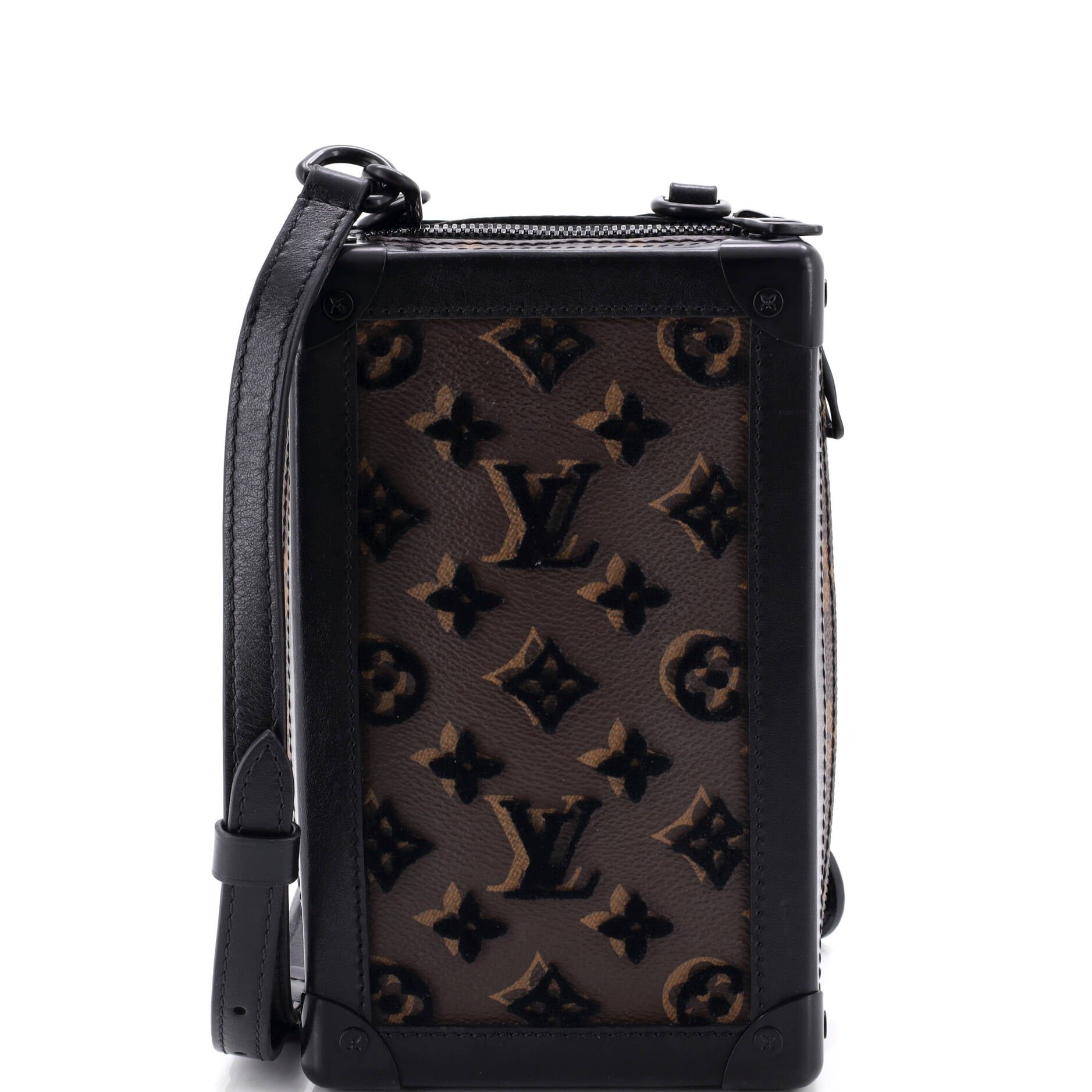Vertical Soft Trunk Bag Monogram Tuffetage Canvas