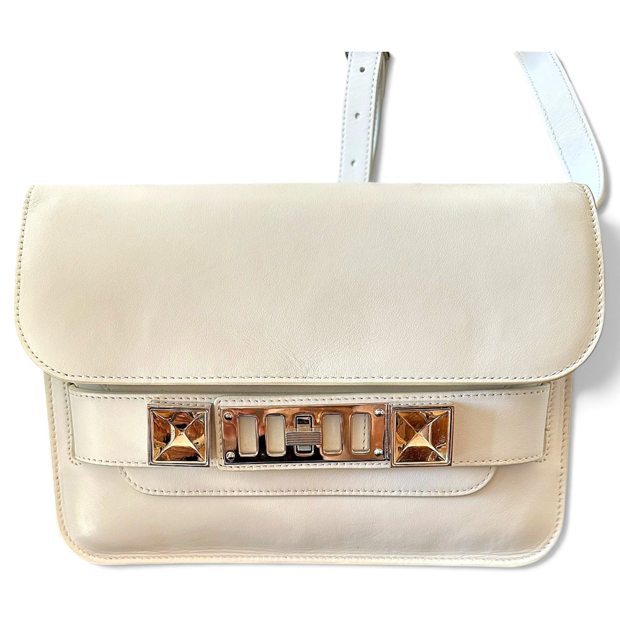 PS11 leather crossbody bag