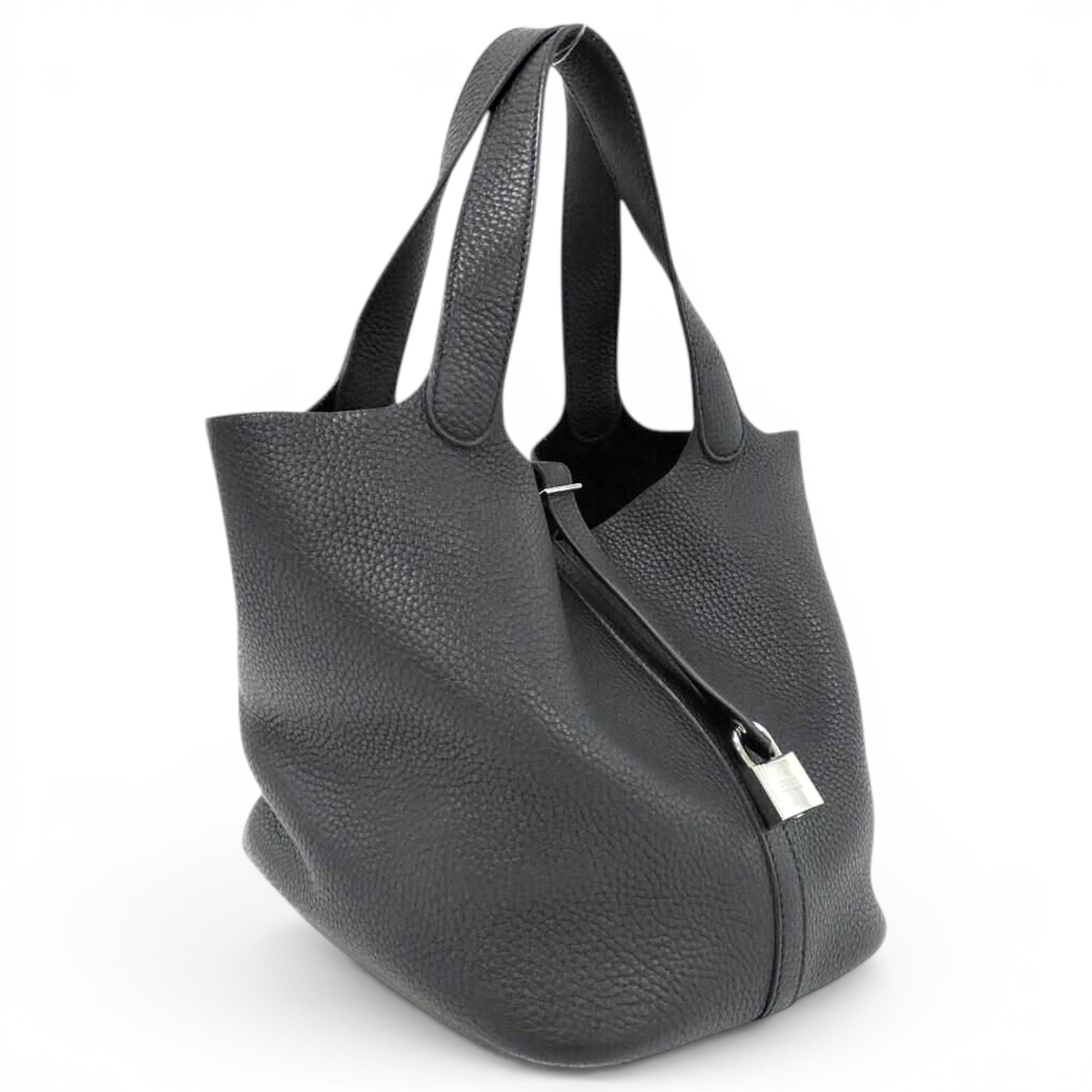 Picotin leather handbag