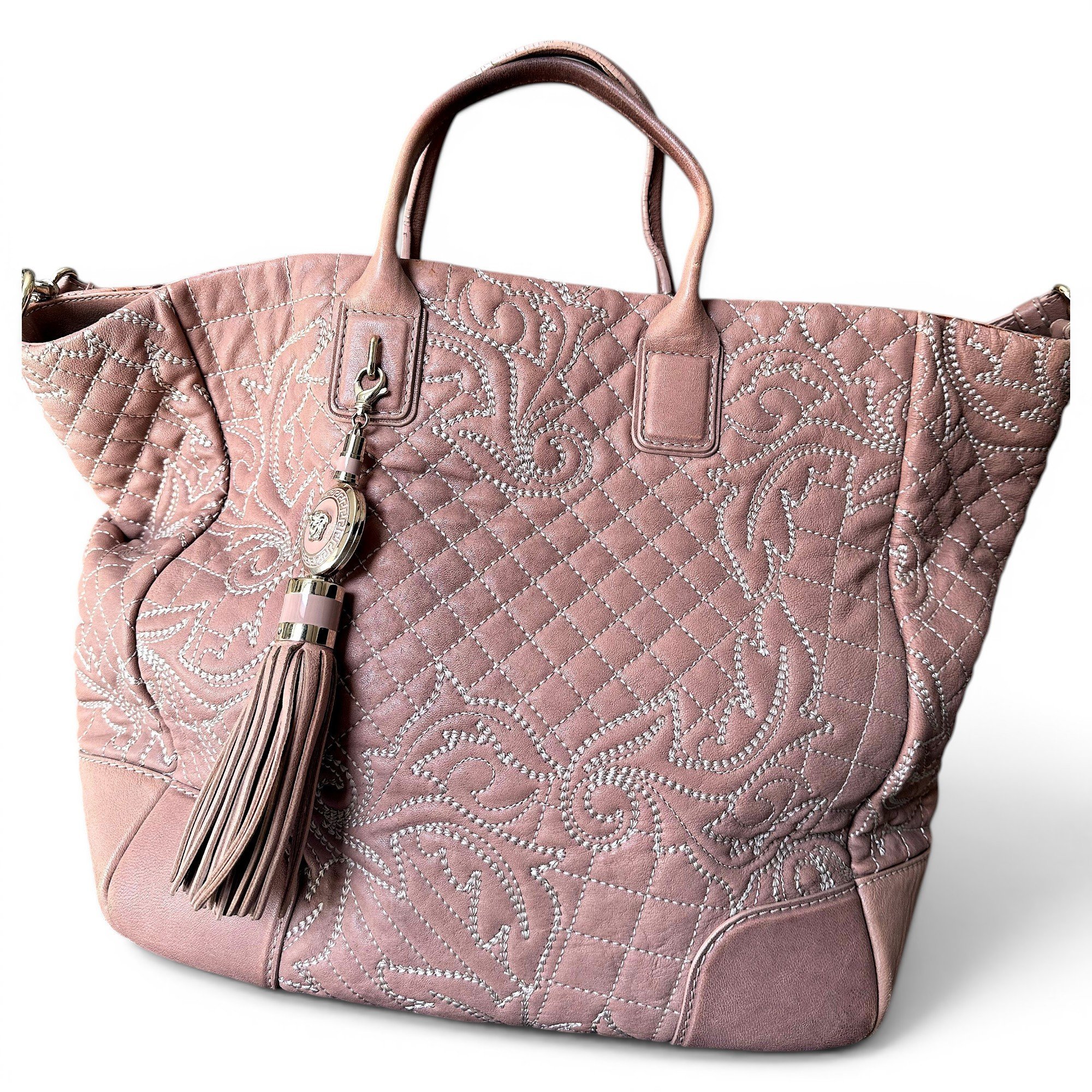 Leather tote