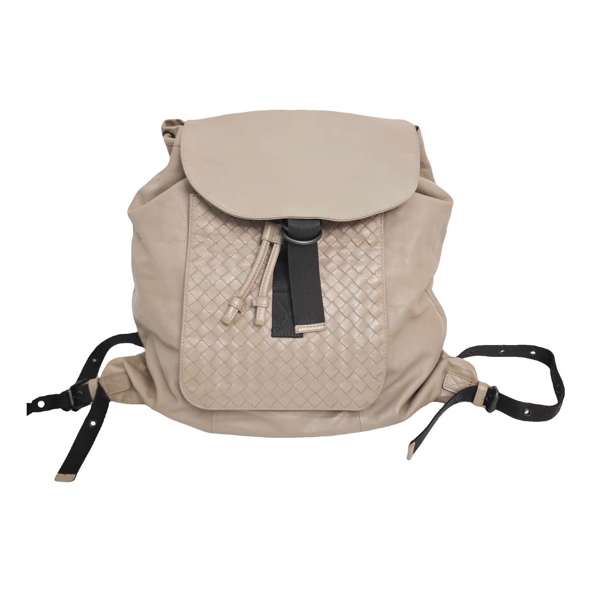 Leather backpack