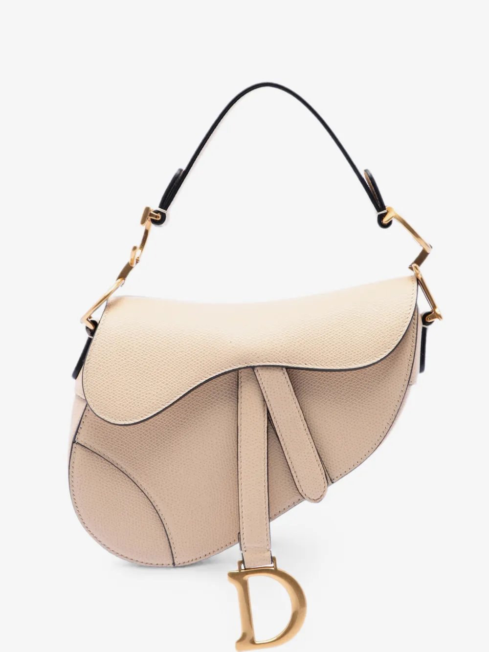 Dior 2019 Mini Grained Calfskin Saddle Bag satchel