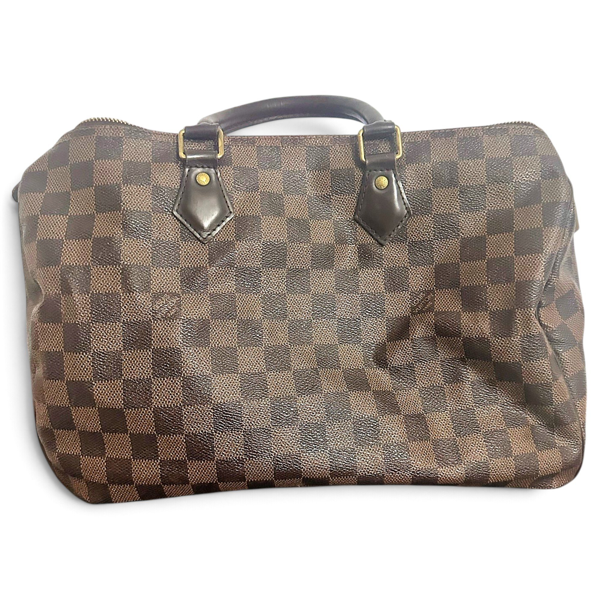 Speedy leather bowling bag