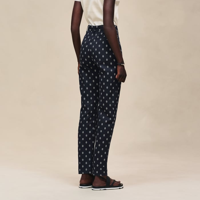 Bleu Marine "Chaine D’ancre" Straight Leg Pants