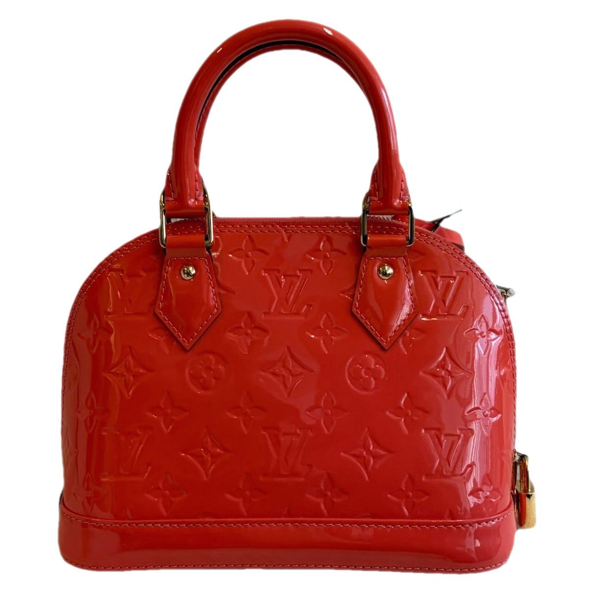 Alma BB patent leather handbag