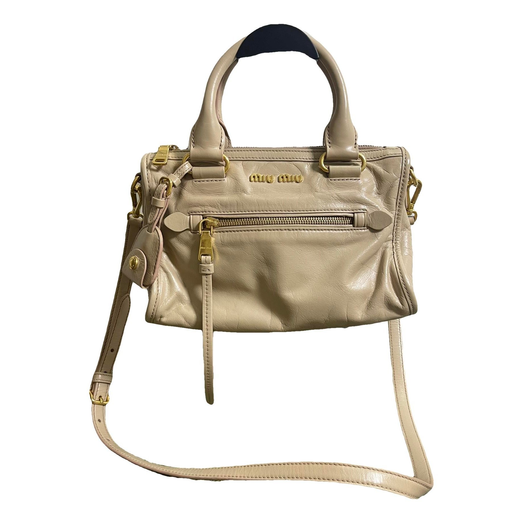 Leather handbag