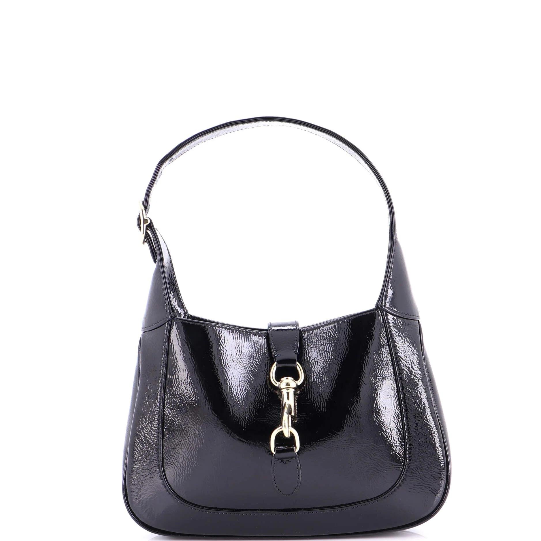 Patent leather handbag