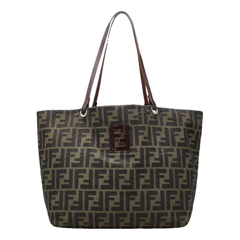 Pocket leather tote