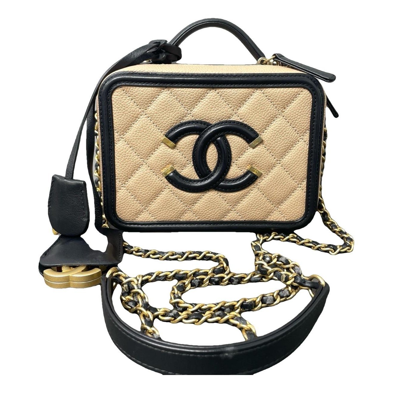 Trendy CC Vanity leather mini bag